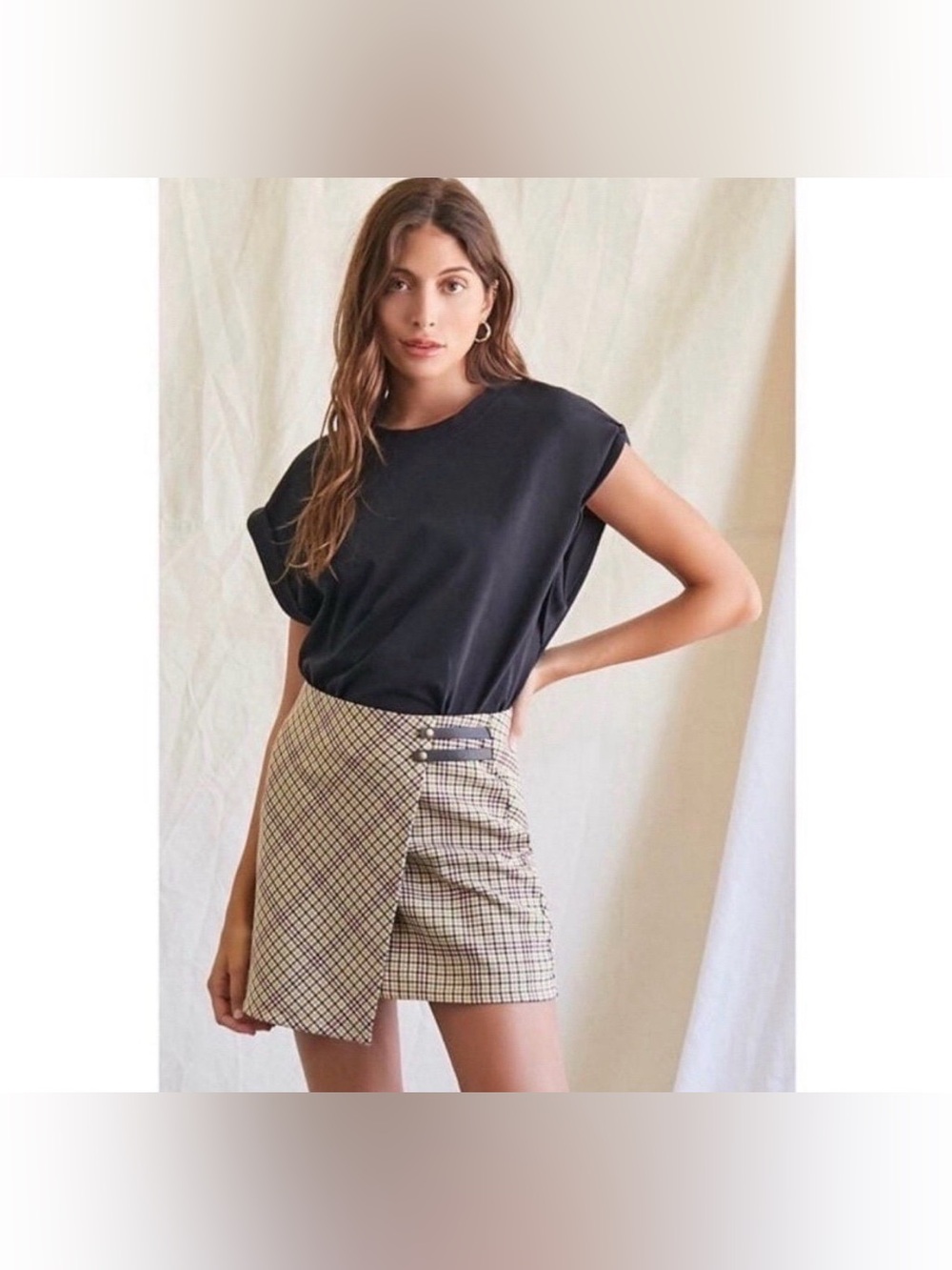 NWT Forever 21 Plaid Mini Skirt Women’s Size M PRICE FIRM